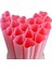 Rd 25 Adet Kalp Şeklinde Pembe Plastik Pipet (Yurt Dışından) 1