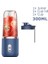 300ML-SET 2-Mavi Meyve Sıkacağı Bardak Seti Taşınabilir Elektrikli Meyve Suyu USB Mikser Makinesi Otomatik Smoothie Blender Limon Portakal Meyve Sıkacağı Kablosuz Blender (Yurt Dışından) 1