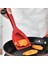 Siyah Yeni Biftek Kürek 2 In 1 Kızartma Spatula Klip Gıda Maşası Ekmek Klip Biftek Kazıyıcı Dip Tava Krep Kürek Mutfak Aksesuarları (Yurt Dışından) 3