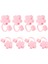 PINK3X1.2CM 8 Adet Metal Saman Kapakları Dekor Ipuçları Koruyucu Paslanmaz Çelik Trim Içme Silika Jel Yeniden Kullanılabilir Parti Çocuk Tumbler (Yurt Dışından) 5