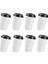 9X9X11CM 50 Adet Karton Bardak Kapaklı Espresso Shot Bardağı Paket Servis Kahve (Yurt Dışından) 1