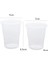 165 ml 50 Adet Şeffaf Plastik Tek Kullanımlık Bardak Parti Shot Bardakları Tumbler Şarap Çay Kahve Fincanı Jöle Dondurma Bardak Doğum Günü Dondurma Fincan (Yurt Dışından) 5