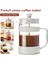 1000ML 1000ML Fransız Basın Kahve Makinesi Kalınlaşmış Cam 3 Seviyeli Paslanmaz Çelik Filtre Isıya Dayanıklı Cezve Barista Araçları Su Isıtıcısı (Yurt Dışından) 4
