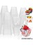 Kaşıklı Bardaklar 50 Adet 100 Paket 2 Oz Tek Kullanımlık Plastik Tatlı Bardak Doğum Günü Şeffaf Parti Dondurma Fincan Ev Noel Verilen (Yurt Dışından) 5