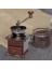Standart Manuel Mini Kahve Değirmeni Ahşap Vintage Antika Seramik El Krank Kahve Değirmeni Retro Tarzı Ahşap Kahve Değirmeni (Yurt Dışından) 2