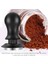 Siyah 58 mm Kahve Sabotaj Ayarlanabilir Derinlik Ölçekli Espresso Yayları Kalibre Edilmiş Tamping Kahve Dağıtıcı (Yurt Dışından) 1