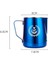 Mavi-Logolu 600ML 350ML/600ML Paslanmaz Çelik Espresso Çekme Çiçek Fincan Süt Köpüğü Pot Süt Köpüğü Bardak Ölçekli Kahve Buhar Potu Kahve Aletleri (Yurt Dışından) 1