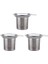 Gümüş 3x Yeniden Kullanılabilir Paslanmaz Çelik Hasır Çay Demlik Çay Süzgeci Demlik Çay Yaprağı Baharat Filtresi Drinkware Mutfak Aksesuarları (Yurt Dışından) 1