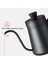 Kapaklı 400ML Kuğu Boyun Su Isıtıcısı Ince Ağızlı Şişe Paslanmaz Çelik Kalınlaşmak Kahve Damlatıcı Pot Su Isıtıcısı Ev Mutfak Gadget Su Isıtıcısı Su Kabı (Yurt Dışından) 3