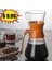 Küçük Kahve Botter 400ML 600ML 800ML Dayanıklı Cam Kahve Makinesi Cezve Espresso Kahve Makinesi Paslanmaz Çelik Filtre ile Damlama Kabı Üzerine Dökün (Yurt Dışından) 3