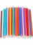 Çok Renkli 100 Parçalı Plastik Pipet Tek Kullanımlık Smoothie Pipetler Inci Sütlü Çay Içecekleri Için Uygundur (Yurt Dışından) 4