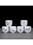 L 6 Adet/grup Seramik Çay Bardağı Çay Seti Pot Aksesuarları Içecek Çay Çay Fincanı Kungfu Çay Bardağı Bardak Porcelana 80 ml (Yurt Dışından) 1