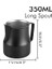 BLACK-350ML 350/550/750ML Süt Köpürtme Sürahi Paslanmaz Çelik Profesyonel Süt Köpürtücü Sürahiler Barista Espresso Buhar Bardağı Uzun Yuvarlak Borulu (Yurt Dışından) 1