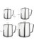 600ML 304 Paslanmaz Çelik Latte Espresso Kahve Süt Köpürtme Sürahisi Kahve Sürahi 100ML 150ML 250ML 350ML 600ML 1000ML (Yurt Dışından) 3