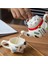 Set-A Sevimli Japon Şanslı Kedi Porselen Çay Seti Yaratıcı Maneki Neko Seramik Çay Bardağı Süzgeçli Su Isıtıcısı Ofis Demlik Su Kupa (Yurt Dışından) 4