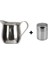Süzgeçli 240ML (8 Ons) 60ML/90ML/150ML/240ML Süt Köpürtme Sürahisi Espresso Buharda Kahve Latte Köpürtücü Bardak Cappuccino Süt Sürahisi Krem Köpürtme Sürahisi (Yurt Dışından) 1