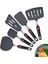 C Çok Amaçlı Silikon Turner Spatula Yumurta Balık Kızartma Tavası Kepçe Kızarmış Kürek Spatula Yapışmaz Pişirme Gereçleri Mutfak Aletleri (Yurt Dışından) 5