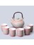 1 Pot 6 Bardak-03 Büyük Kapasiteli Kaldırma Kirişli Pot Çay Seti, Ev Soğuk Su Çaydanlık, Kungfu Çay Seti, 1 Pot, 6 Bardak (Yurt Dışından) 1