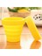 YELLOW-150ML 150ML 4 Renk Katlanır Bardak Silikon Su Kahve Fincanı Isıya Dayanıklı Kaynar Su Koyabilirsiniz Çok Fonksiyonlu Seyahat Kamp Katlanır Bardak (Yurt Dışından) 4