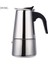 200 ml Paslanmaz Çelik Moka Cezve Espresso Percolator Taşınabilir Kahve Makinesi Pot Percolator Içecek Aracı Cafetiere Latte Soba (Yurt Dışından) 1