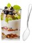 30PCS7 30PCS Kaşıklı Tatlı Bardak Plastik Servis Bardakları Meze Mousse Meyve Parfe Bardak Doğum Günü Partisi Düğün Tatlı Kaseleri (Yurt Dışından) 4