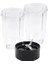 Siyah Şeffaf Yedek Çapraz Bıçak + 2 Adet 16 Oz Fincan Seti Magic Bullet Için, 250 W MB1001 Blender ile Uyumlu Yedek Parçalar (Yurt Dışından) 1