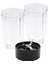 Siyah Şeffaf Yedek Çapraz Bıçak + 2 Adet 16 Oz Fincan Seti Magic Bullet Için, 250 W MB1001 Blender ile Uyumlu Yedek Parçalar (Yurt Dışından) 2