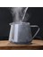 Gri Isıya Dayanıklı Cam Cezve El Damla Kahve Su Isıtıcısı Çay Sürahi Süt Sürahisi 600 ml V Şekli Emzik Sürahi Bira Fincan Coffeeware (Yurt Dışından) 3