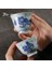 2 Adet 6x5.2 cm 50 ml 2 Adet/takım 50 ml Antik Mavi ve Beyaz Seramik Çay Bardağı Retro Uzun Ömür Şeftali Sanat Küçük Usta Fincan Chazhan Ev Kung Fu Çay Seti (Yurt Dışından) 2