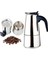 2CUPS-100ML-A 600ML Büyük Kapasiteli Paslanmaz Çelik 304 Moka Pot Kahve Makinesi Soba Üstü Espresso Makinesi Mixpresso Kahve 2-12CUP (Yurt Dışından) 2