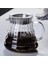 Clear Leeseph Kahve Sürahisi, Kahve Gereçlerinin Üzerine Dökmek Için Yüksek Borosilikat Cam Kahve Sunucusu Kauçuk Kapaklı Şeffaf Tencere, 600ML/20OZ (Yurt Dışından) 1