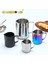 Siyah 600 ml 4 Stil Paslanmaz Çelik Köpürtme Sürahi Çekme Çiçek Fincan Espresso Cappuccino Sanat Sürahi Sürahi Süt Köpürtücüler Kupa Kahve Araçları (Yurt Dışından) 2
