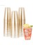 Gümüş 50 Adet 100/50 Adet 10 Oz Altın Plastik Bardaklar, Tek Kullanımlık Altın Glitter Plastik Bardaklar, Şeffaf Plastik Bardaklar Tumbler, Düğün Bardak Parti Bardak (Yurt Dışından) 1