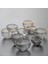 F Altın Jant Japon Cam Çay Fincanı Mini Kristal Bardak Çin Kung Fu Çay Seti Aksesuarları Küçük Kase Puer Şarap Espresso Kahve Sevimli Teaware (Yurt Dışından) 3