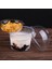 25 Adet 25/50/100 Adet 250 ml Tek Kullanımlık Tatlı Bardak Şeffaf Salata Bardak Kapaklı Şeffaf (Yurt Dışından) 4
