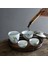 Bir Çay Seti Çanak Çömlek Demlik Seramik Gaiwan Çay Fincanları Çin Çay Seti Pot Taşınabilir Seyahat Çay Seti Çantası C23 (Yurt Dışından) 3