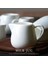 Withhandle-L Cafe Kahve Makinesi Aksesuarları Beyaz Seramik Süt Sürahisi Mutfak Ikindi Çayı Süt Köpürtme Sürahi Sürahi Fincan Coffeeware (Yurt Dışından) 3