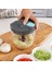 Gri 900 ml 500/900 ml Mutfak Güçlü Kıyma Makinesi El Gücüyle Çalışan Gıda Parçalayıcı Kıyma Mikser Blender Doğramak Için Et Meyve Sebze Fındık Öğütücüler (Yurt Dışından) 5