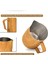 Ahşap Kaplama 300ML Süt Köpürtme Sürahisi 300/600ML Paslanmaz Çelik Kahve Süt Sürahisi Çekme Çiçek Latte Fincan Espresso Frother Kupa Kahve Barista Aracı (Yurt Dışından) 5