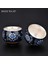 A5 Mavi ve Beyaz Yaldızlı Gümüş Çay Fincanı El Yapımı Seramik Butik Çay Bardağı Taşınabilir Tek Fincan Çay Kase Ev Teaware Aksesuarları (Yurt Dışından) 2