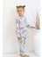 Harika Kids Kız Çocuk Baskılı Ince Basic Pijama Takımı 4