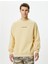 4Wam70043Mk 010 Ekru Erkek Pamuk Jersey Sweatshirt 2