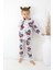 Kız Çocuk Baskılı Ince Basic Pijama Takımı 3