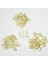 200 Adet 16MM Balıkçılık Aksesuarı Pirinç Platin Tel Göz Do-It Kalıpları Sazan Olta Takımı S (Yurt Dışından) 5