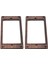 2 Adet Elektro Gitar Ahşap Humbucker Gitar Pikap Çerçevesi Pikap Montaj Halkası (Yurt Dışından) 2