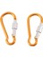 Alüminyum Hareket Ayar Vidası Karabina Klipsi Kanca 5cm Uzun 2 Parçalı Altın Rengi (Yurt Dışından) 1