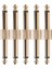 5 Adet 1/4 Inç 6.35 mm Gitar Efekt Pedalı Konektörü Çoğaltıcı Jack Arayüz Kablosu Adaptörü Elektrikli Pedal Kurulu Aksesuarları (Yurt Dışından) 3