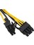 10 Adet/grup 8-Pin Pcı Express - 2 x Pcıe 8 (6+2) Pin Veri Kablosu (Yurt Dışından) 5
