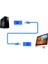 HDMI - RJ45 Ağı HDMI Tekrarlayıcı 2 Pcs HDMI Genişletici Verici ve Alıcı Ağı (Yurt Dışından) 5