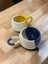 Dekoratif El Işlemesi, Sarı-Lacivert Fenerbahçe Dekorlu 2 Kişilik Kupa-Mug, Çay Ve Kahve Fincanı 3